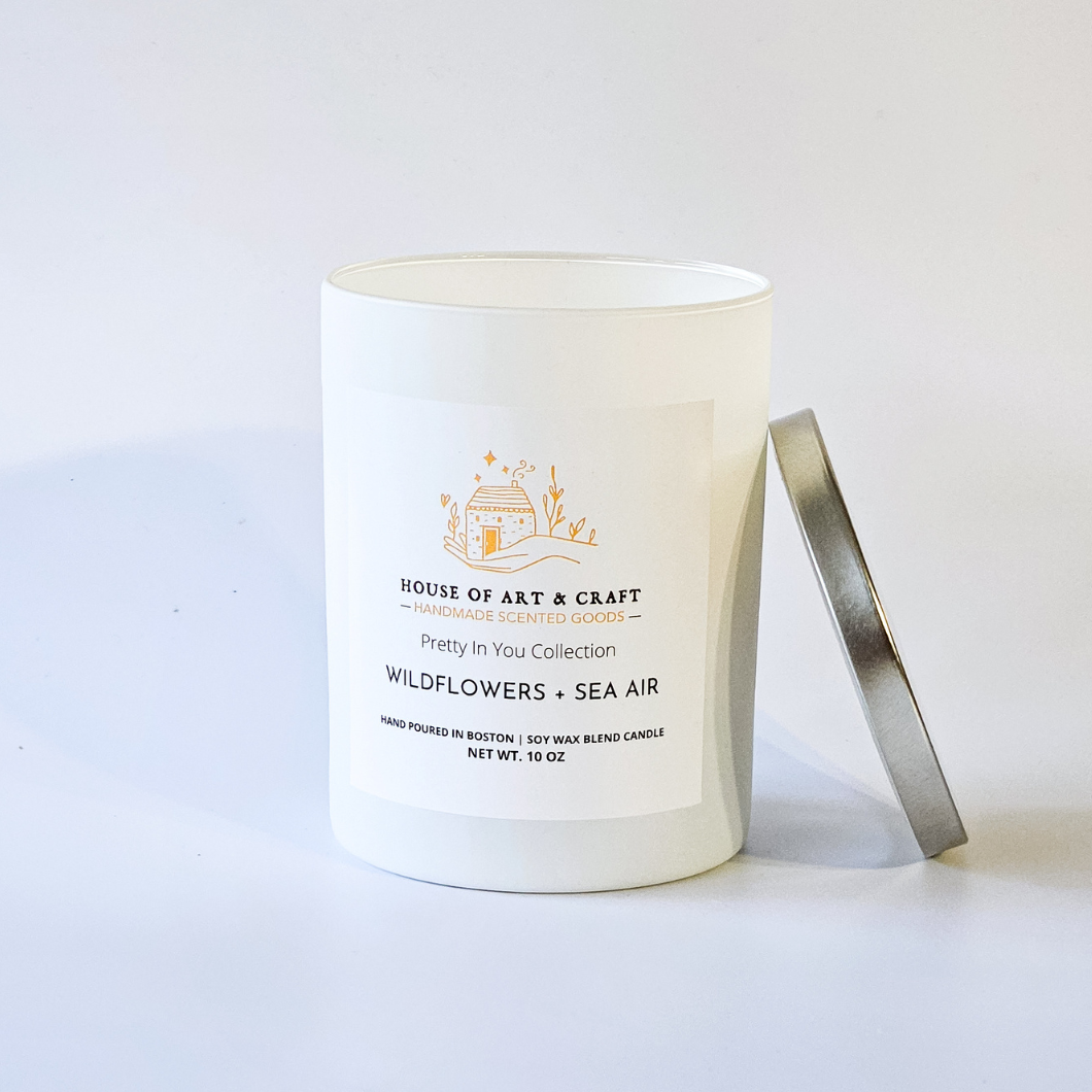 Wildflowers & Sea Air Candle | The Pretty In You Collection