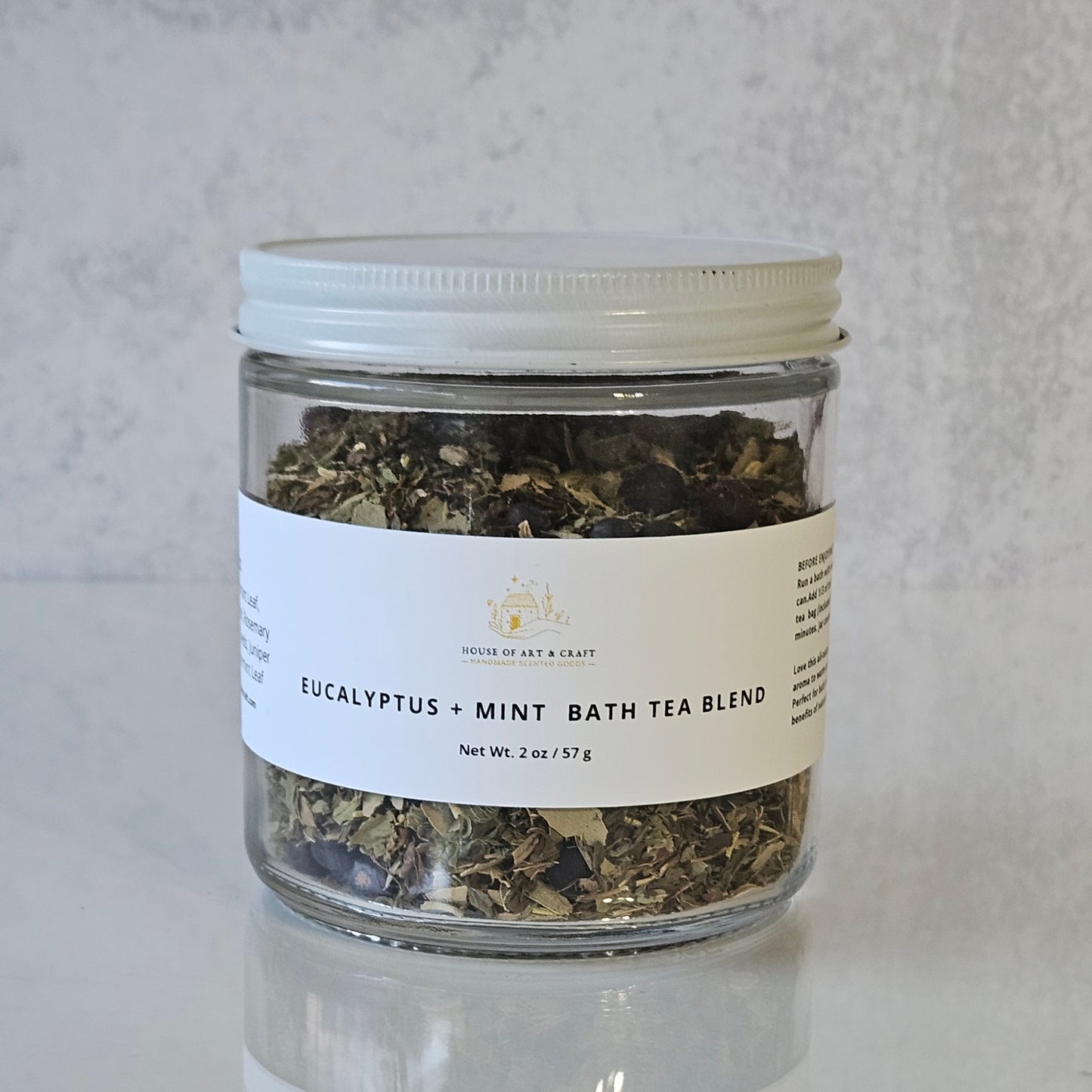 Eucalyptus + Mint Herbal Bath Tea