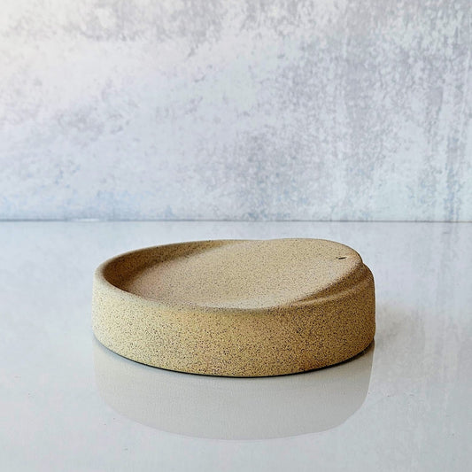 Ceramic incense ash catcher | Matte Sand