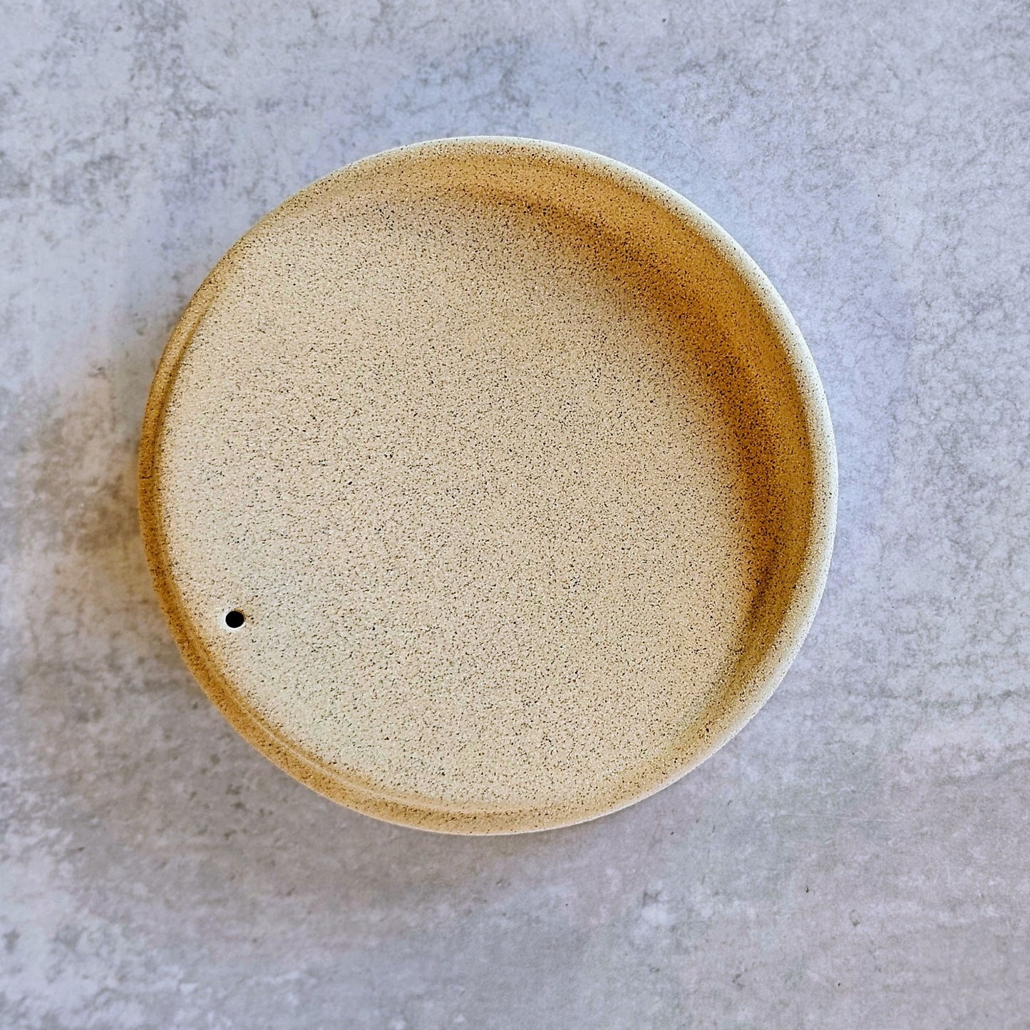 Ceramic incense ash catcher | Matte Sand