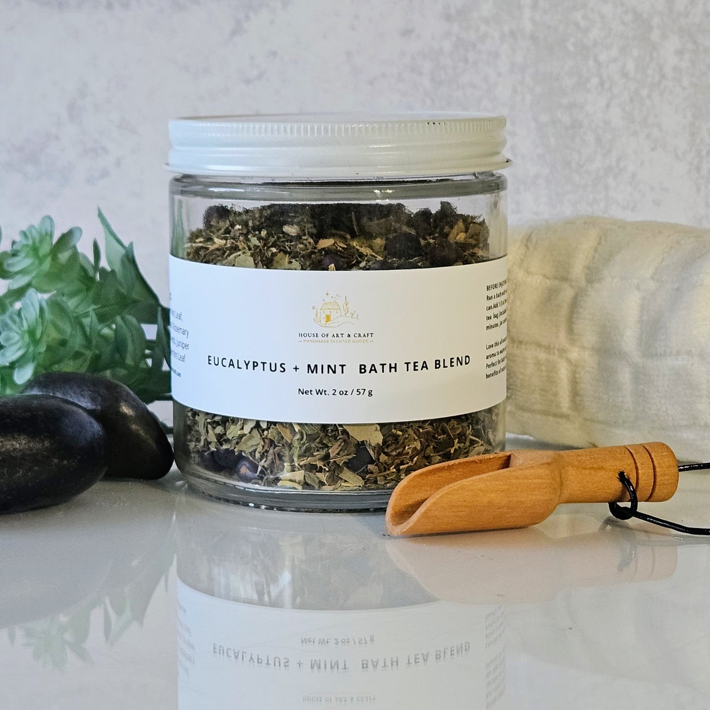 Eucalyptus + Mint Herbal Bath Tea
