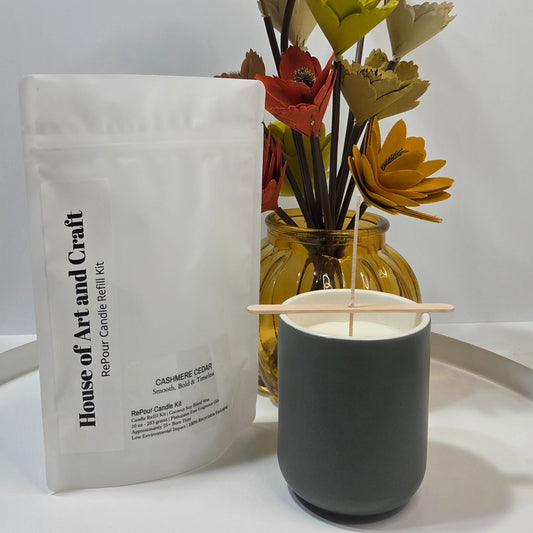 Cashmere Vanilla RePour Collection  | Candle Refill Kit