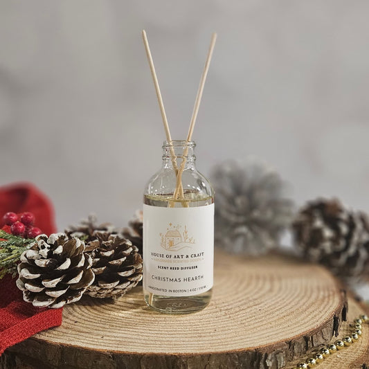 Christmas Hearth| Reed Diffuser | Holiday