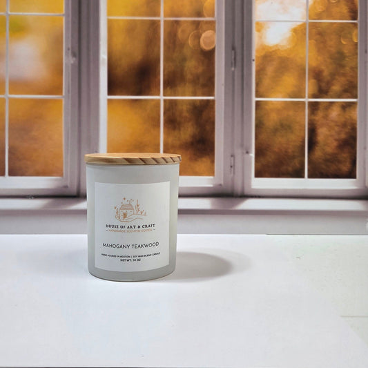 Mahogany Teakwood | Candle | Fall