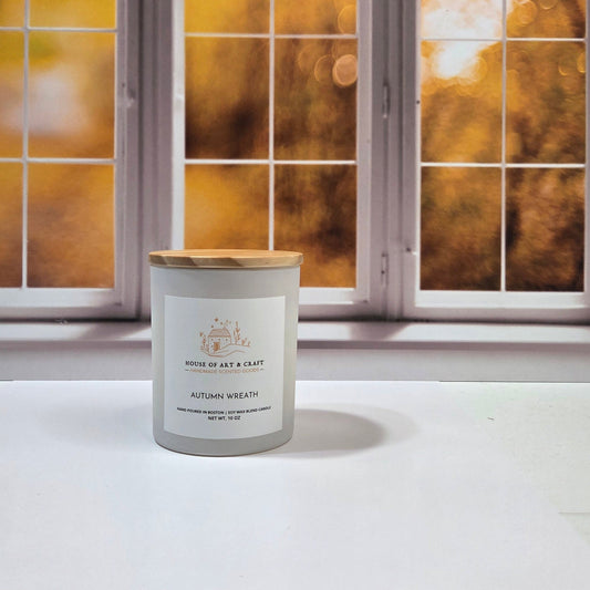 Autumn Wreath | Candle | Fall