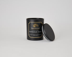 Oud Patchouli & Resins Candle | The Barber's Collection