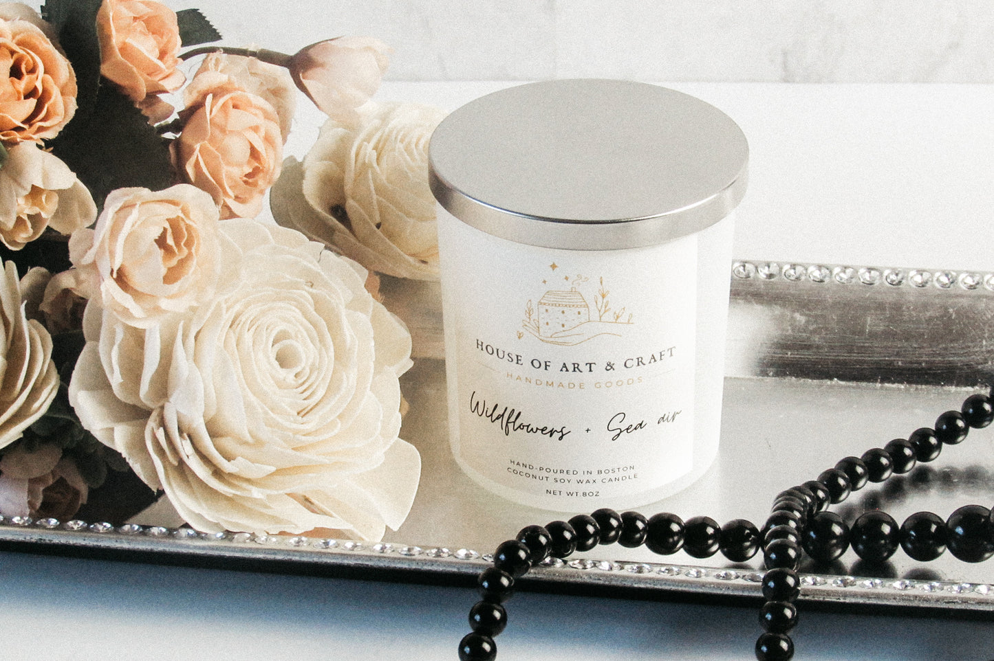 Wildflowers & Sea Air Candle | The Pretty In You Collection